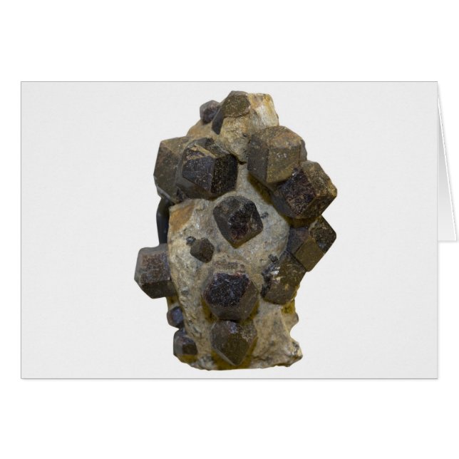 Spessartite in Matrix (Voorkant Horizontaal)