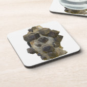 Spessartite in Matrix Bier Onderzetter (Linkerzijde)