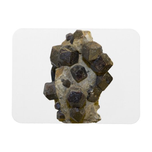 Spessartite in Matrix Magneet (Horizontaal)