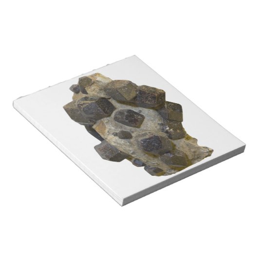 Spessartite in Matrix Notitieblok (Schuin)