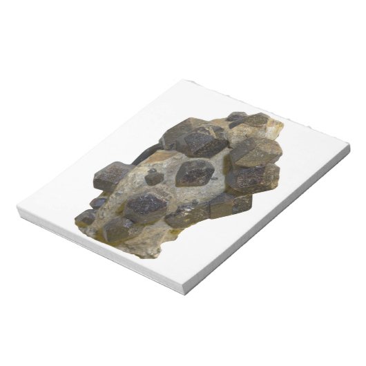 Spessartite in Matrix Notitieblok (Linkerzijde)