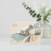 Spetses Island, Griekenland | Reiskunst Briefkaart (Staand voorkant)