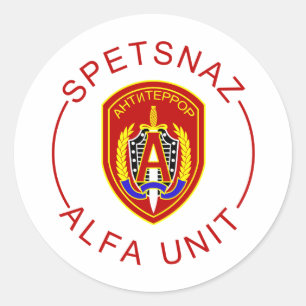 Spetsnaz Alpha Ronde Sticker