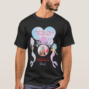 Spetter in een Zeemeermin Verjaardagsfeest! T-shirt