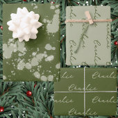 Spetter Kerstmis Inpakpapier Vel