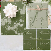 Spetter Kerstmis Inpakpapier Vel