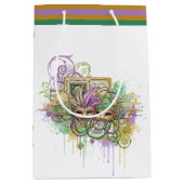 Spetter Mardi Gras collage Medium Cadeauzakje (Voorkant)