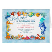 Spetter Spat Meisje Unieke Achtste Zwembad Verjaar (Voorkant Horizontaal)