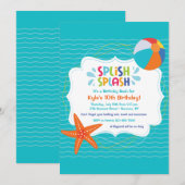 Spetter Spat Uitnodiging (Voorkant / Achterkant)