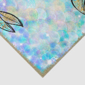 Spetter Spat Zeemeermin Bash Zwemborrel Verjaardag Tissuepapier (Detail)