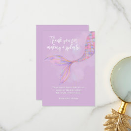 Spetter Spat Zeemeermin Bedankkaart