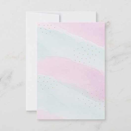 Spetter Spat Zeemeermin Bedankkaart (Achterkant)