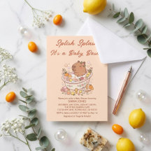 Spetter Spat Zwemfeestje voor Baby Capybara Meisje
