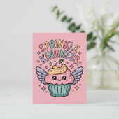 Spetter Vriendelijkheid | Cupcake Briefkaart (Staand voorkant)