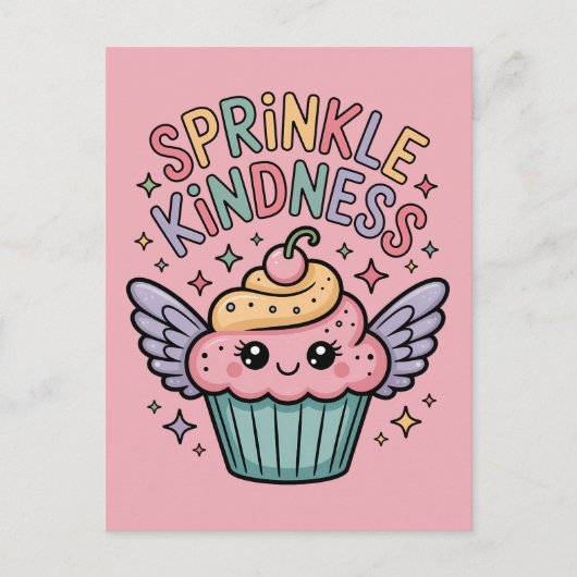 Spetter Vriendelijkheid | Cupcake Briefkaart (Voorkant)