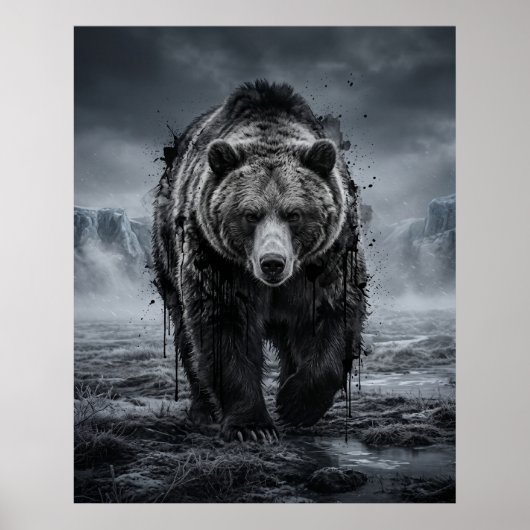 Spetterbeer Toendra Poster (Voorkant)