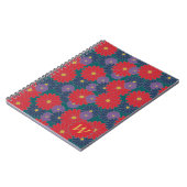 Spetterend herfst bloemen notitieboek (Linkerzijde)