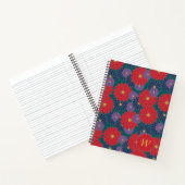Spetterend herfst bloemenspiraal notebook notitieboek (Binnen)
