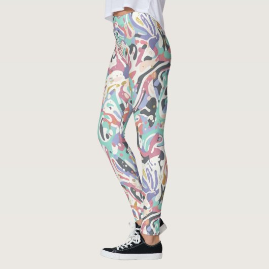 Spetterend ontwerp leggings (Links)