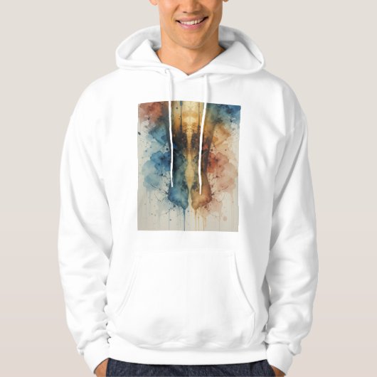 Spetterend, schildervibes, hoodie (Voorkant)
