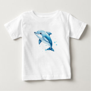 spetterende blauwe dolfijn
