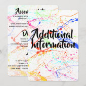 Spetterende Extra Informatiekaart Kaart (Voorkant / Achterkant)