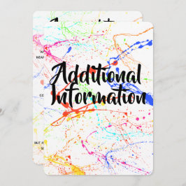 Spetterende Extra Informatiekaart Kaart