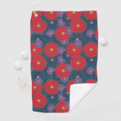 Spetterende herfst bloem golfterdoek golfhanddoek (Insitu)