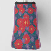 Spetterende herfst bloemstuk putterhoes golfheadcover (Draai 90)