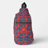 Spetterende herfstbloem sling bag (Voorkant)