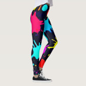 Spetterende Kunstuitbarsting Leggings (Rechts)