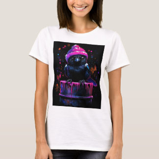 spetterende raaf t-shirt