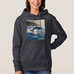 Spetterende Springende Dolfijn: Een Dans van Geluk Hoodie
