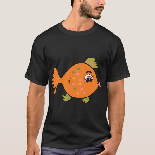 Spetterende tropische vis t-shirt (Voorkant)