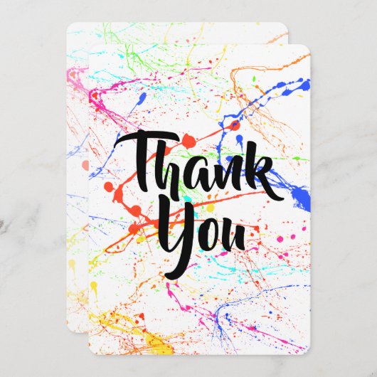 Spetters Bedankkaart (Voorkant / Achterkant)