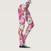 Spetters met harten Broek Leggings (Rechts)