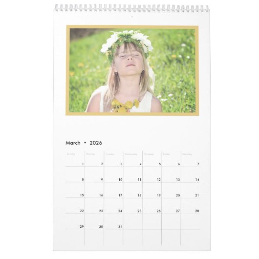 Spetters Olifant Boho Bloemen Meisjes NAAM Cadeau Kalender (Mar 2026)