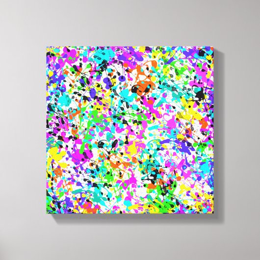 Spetterspray Canvas Afdruk (Voorkant)