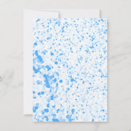 Spettertextuur - Blauw Save The Date