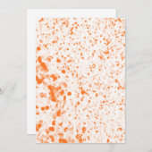 Spettertextuur - Oranje Kaart (Voorkant / Achterkant)