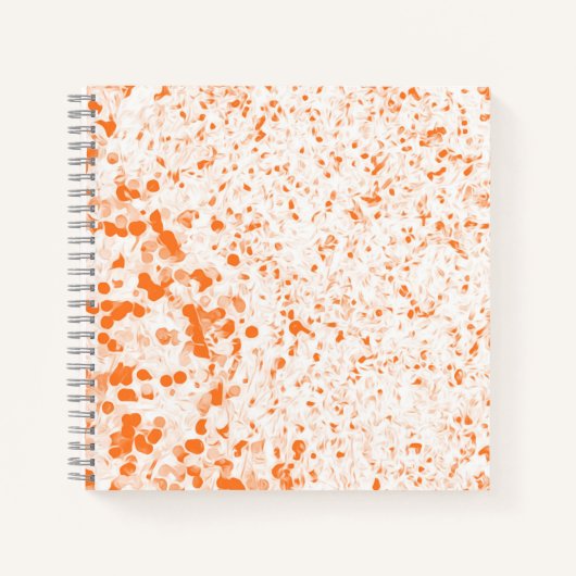 Spettertextuur - Oranje Notitieboek (Voorkant)
