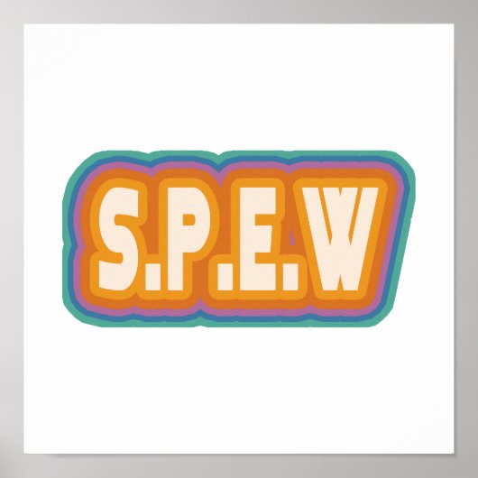 SPEW Society of the Promotion of Elfish Welfare Poster (Voorkant)