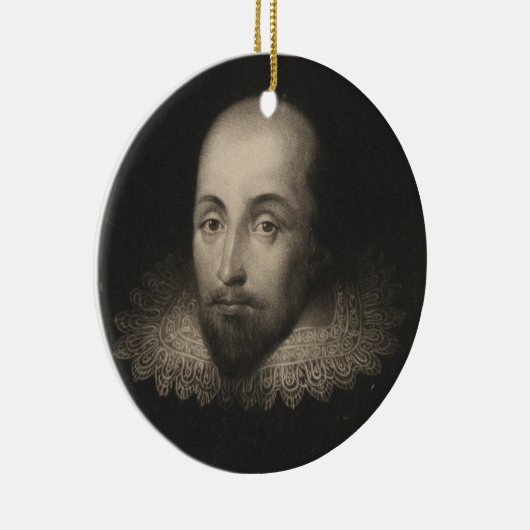 Spewright William Shakespeare van Cornelius Jansen Keramisch Ornament (Rechts)