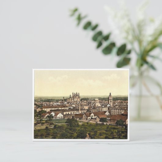 Speyer, algemeen uitzicht, de Rijn, Duitsland, zel Briefkaart (Staand voorkant)