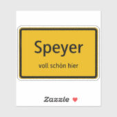 Speyer Aufkleber Sticker Autoaufkleber (Vel)