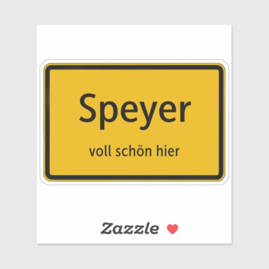 Speyer Aufkleber Sticker Autoaufkleber (Vel)