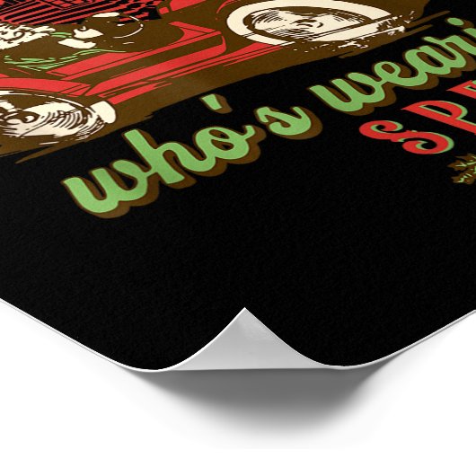 Spf Esthetician Holiday Christmas Skin Therast Der Poster (Hoek)