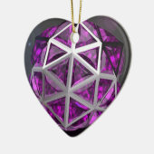 Sphere Amethyst Gemstone Paars Keramisch Ornament (Links)