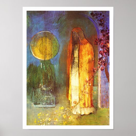 Sphere by Odilon Redon Poster (Voorkant)