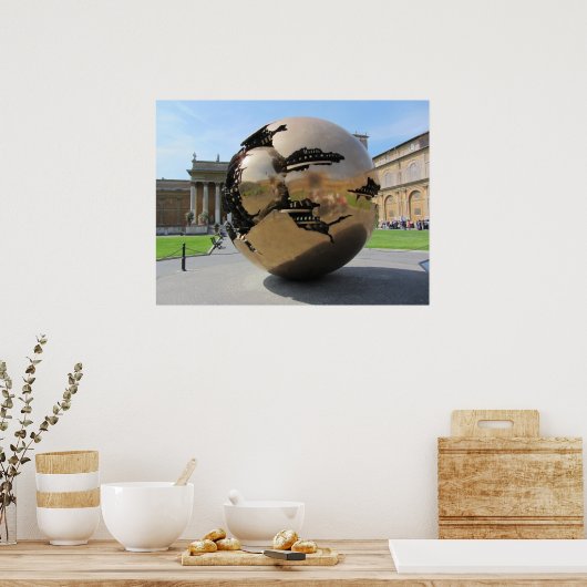 Sphere in Vaticaanstad Poster (Keuken)